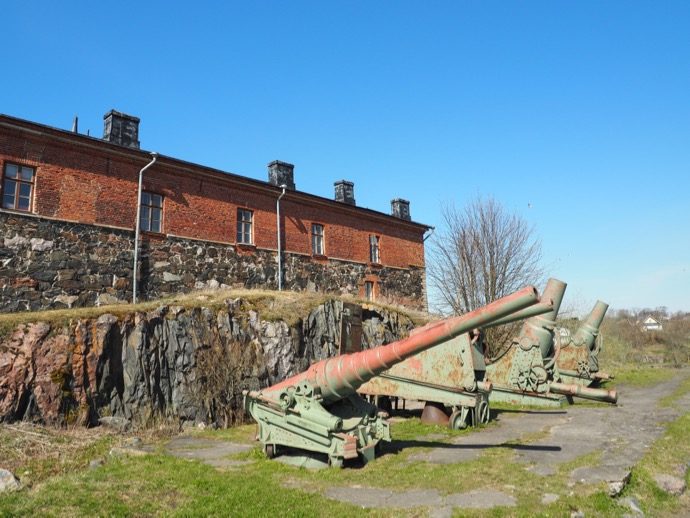 スオメンリンナ要塞の砲台