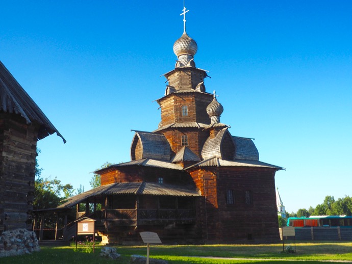 木造建築と農民生活博物館の木造教会