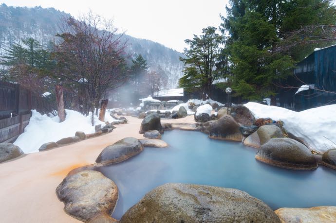 日本の露天風呂