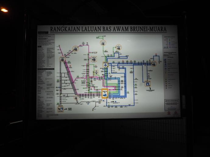 バスの路線図