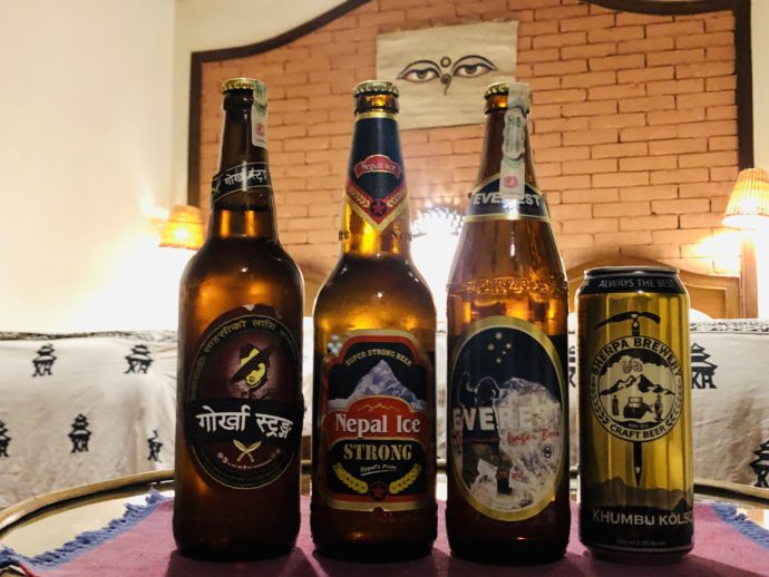 ネパールビールを飲み比べ