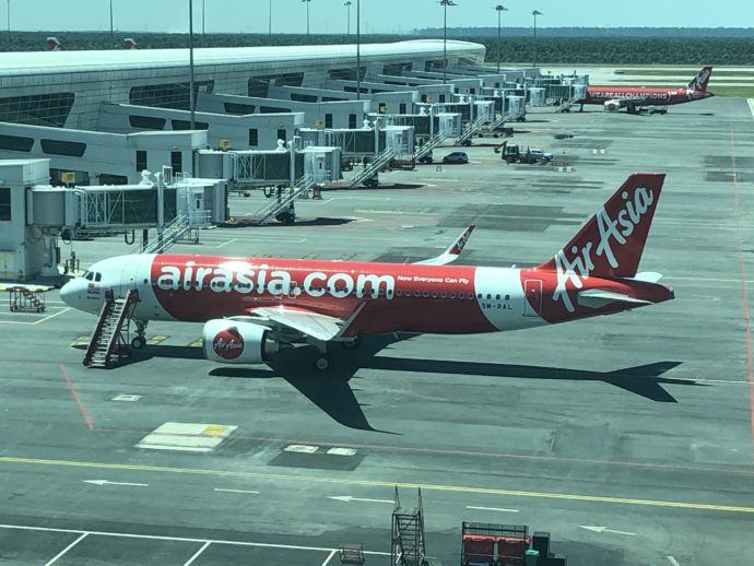 AirAsiaの機体