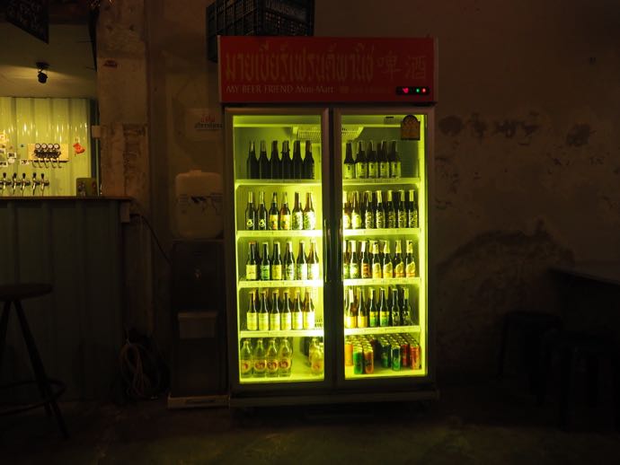 瓶ビールの冷蔵庫
