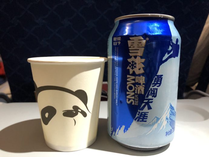 四川航空のビール