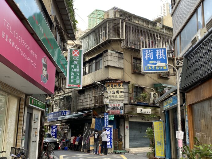 台北の路地