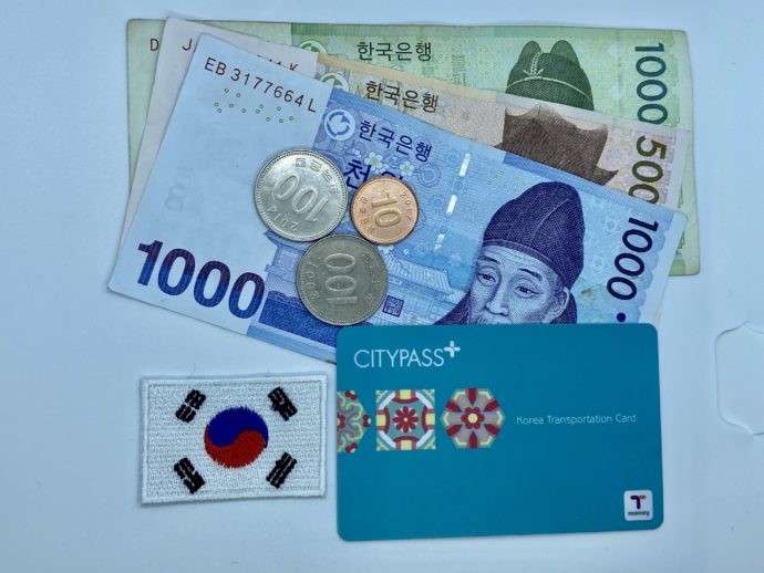 韓国ウォンとT-moneyカード