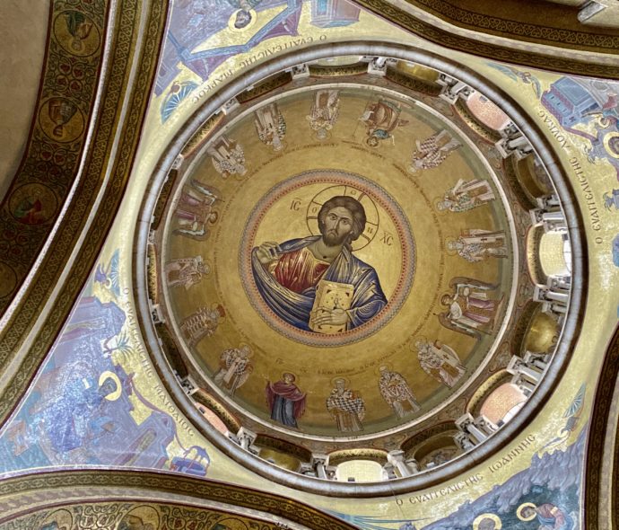 イエスの墓の上の天井画