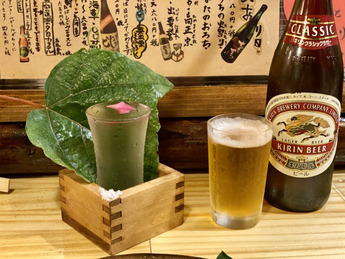 日本酒とビール
