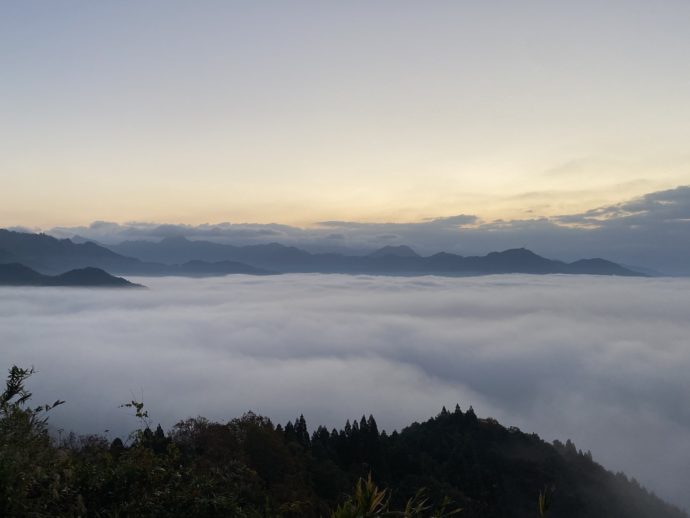 国見ヶ丘展望台の雲海