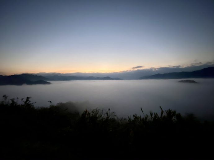 国見ヶ丘展望台の雲海