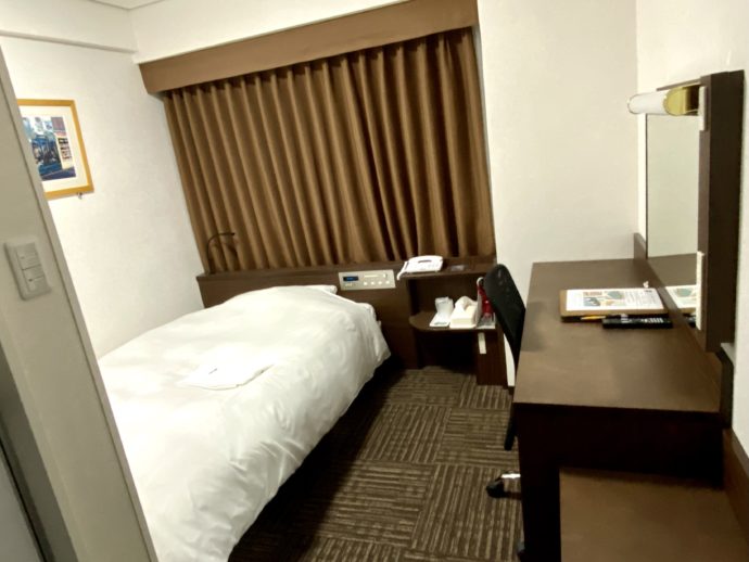 米子のホテルの部屋