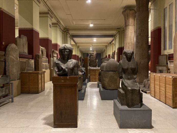 閉館間際のエジプト考古学博物館