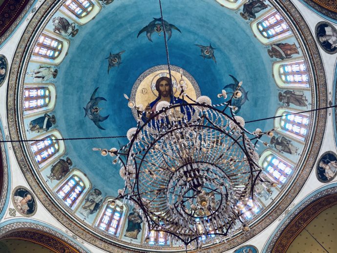 ドーム型礼拝堂の天井画