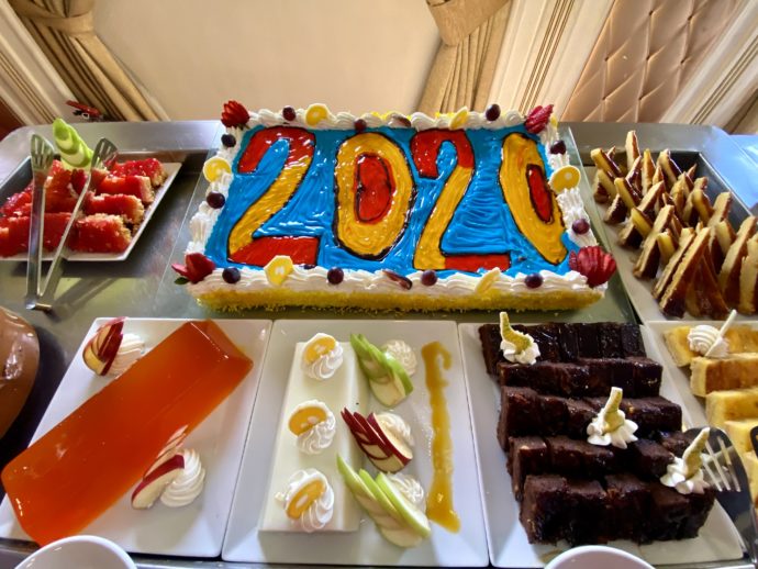 2020年のお祝いケーキ