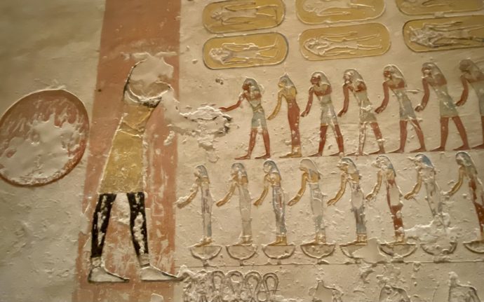 ラムセス4世の墓の壁画