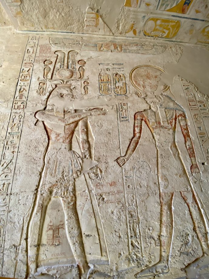 ラムセス4世の墓の壁画