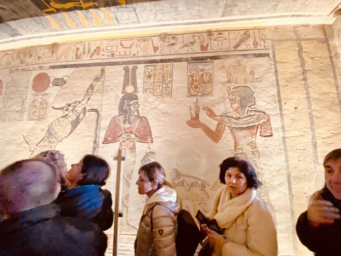 ラムセス9世の墓の壁画