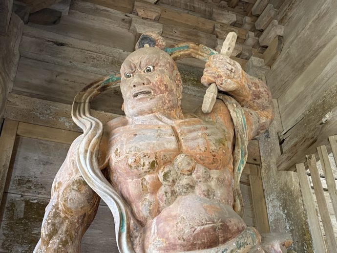 妙成寺の阿形像