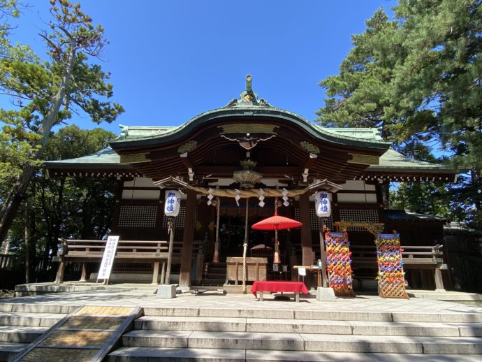 莵橋神社の本殿