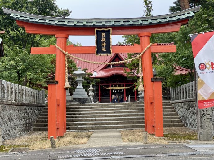 日枝神社の赤い鳥居