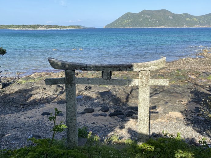 地ノ神島神社の肥前型鳥居