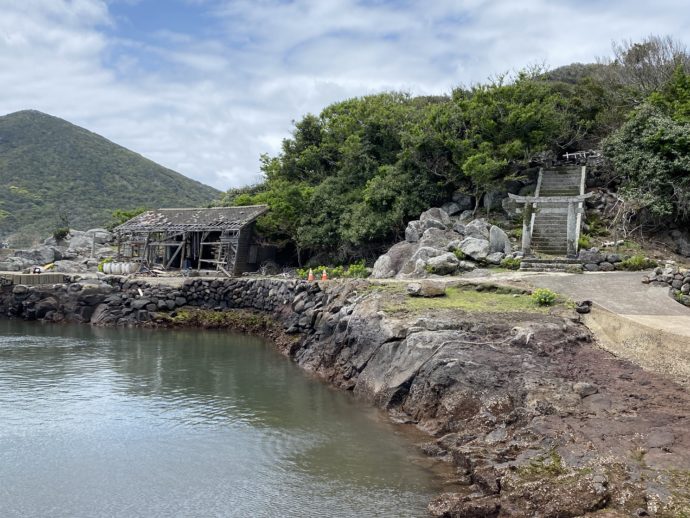 野崎島の廃墟と神社