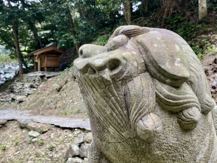 乙宮神社の狛犬