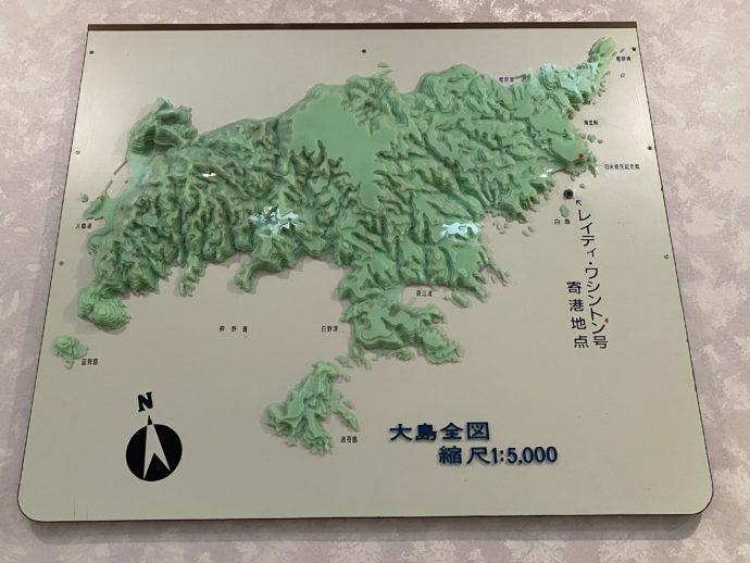大島の地図