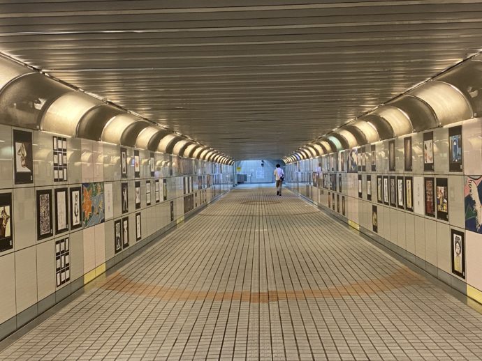 釧路駅地下道