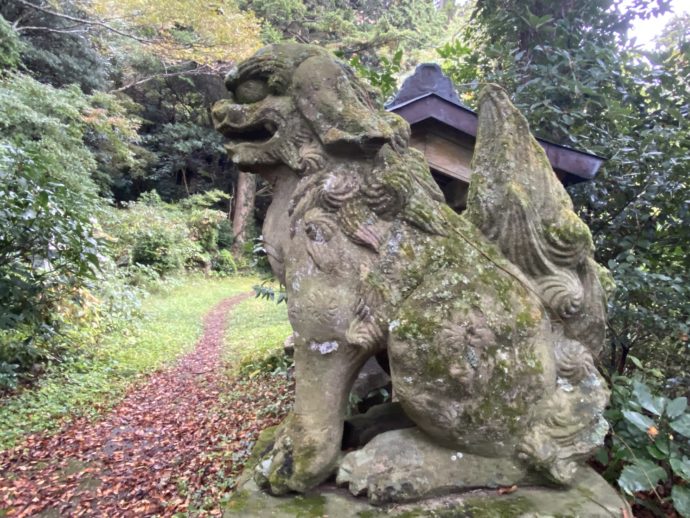 焼火神社のの狛犬