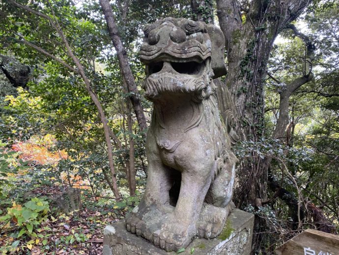 焼火神社の狛犬