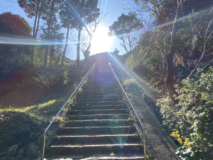 箱崎八幡神社の階段