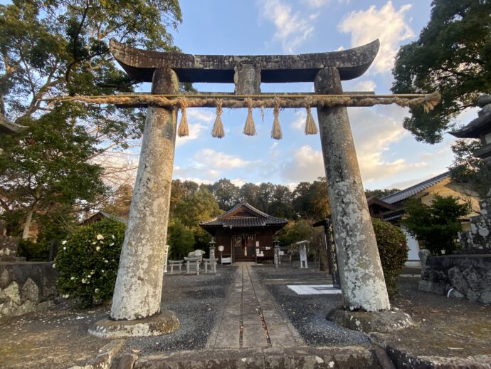 國片主神社の鳥居