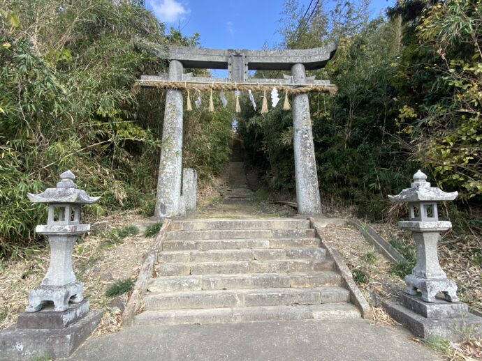 天手長男神社 一の鳥居