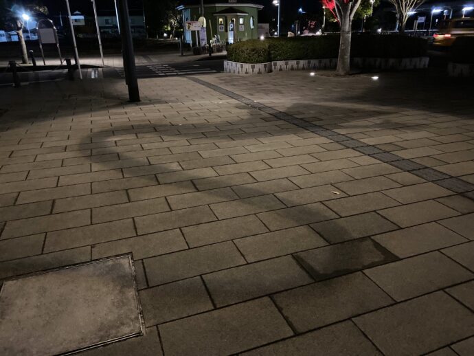足元の一反木綿