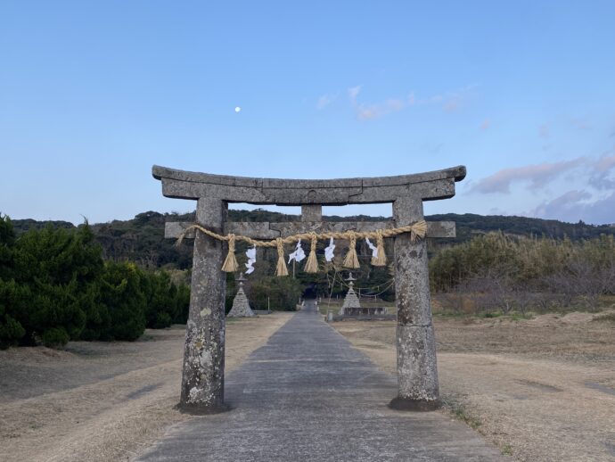 白沙八幡神社の鳥居