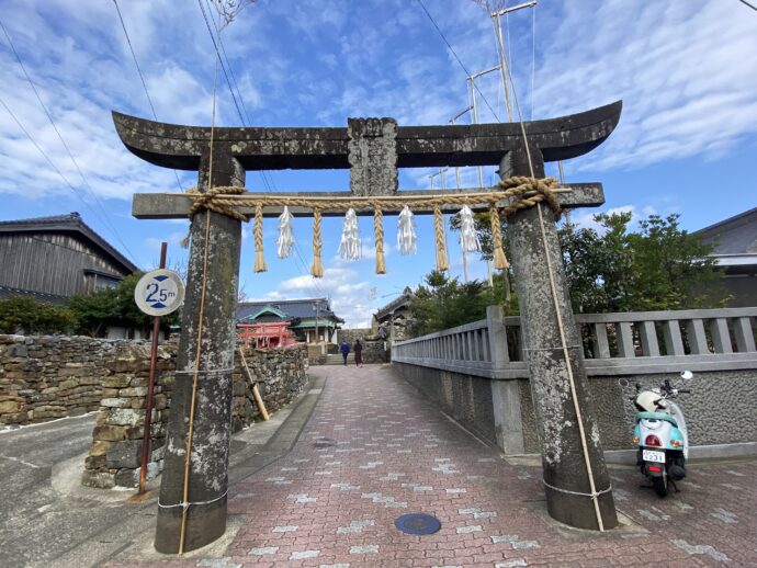 聖母宮の鳥居