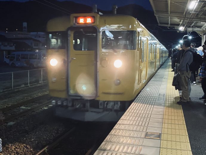 姫路行きの列車