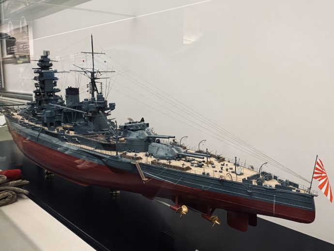 戦艦長門の模型