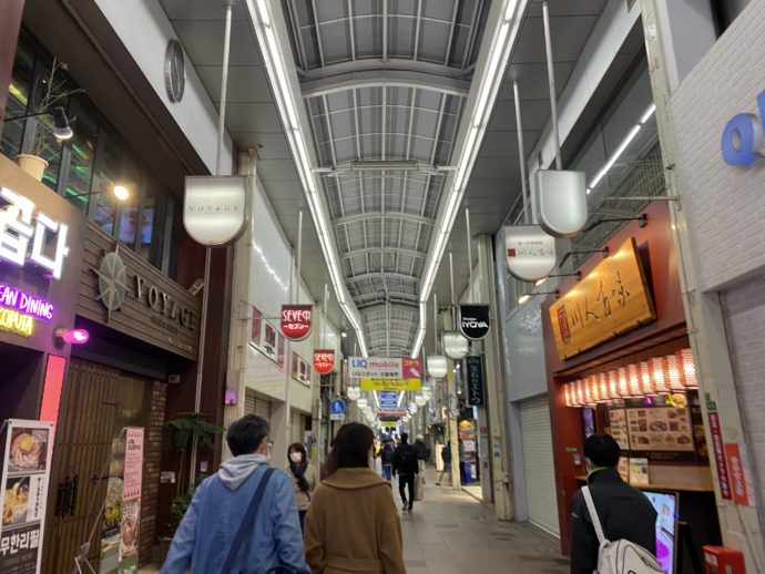 小倉の商店街
