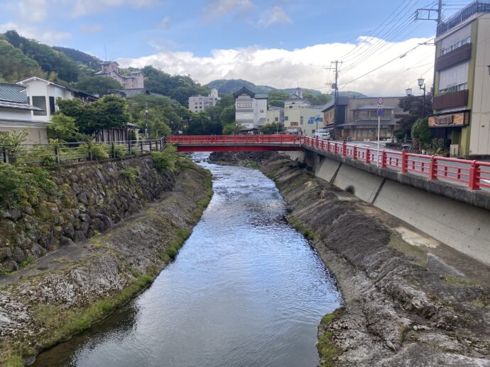 修善寺の桂川