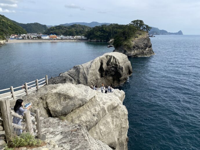 亀島からの眺め