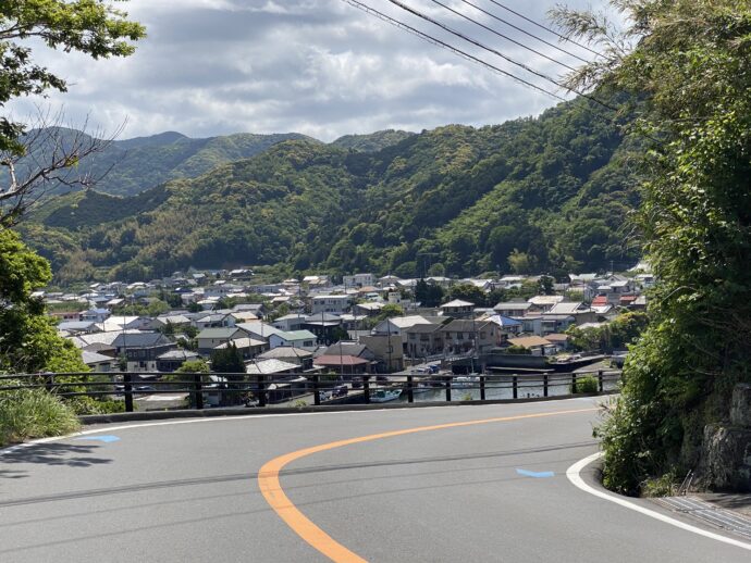 松崎の街の眺め