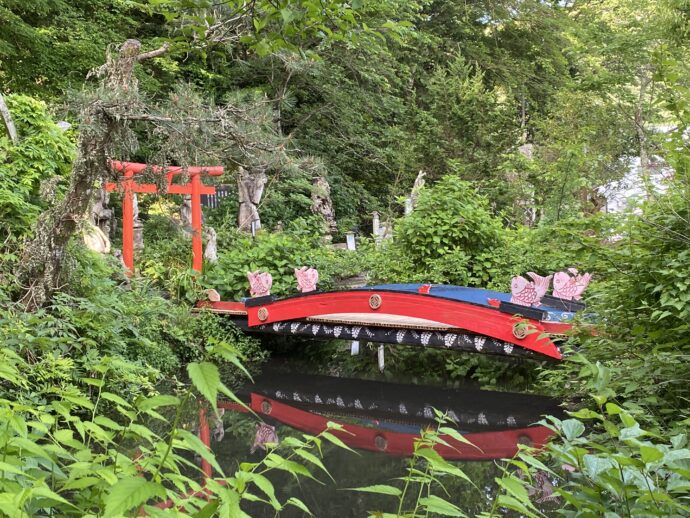 伊那下神社の橋