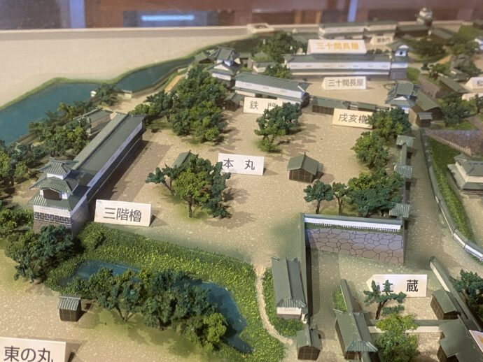 金沢城の模型