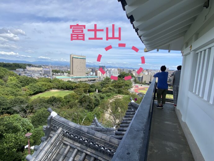 浜松城の回廊