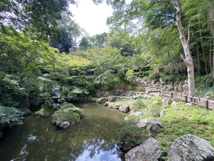 浜松城公園内の日本庭園