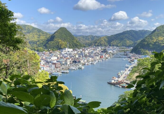 下田城跡からの眺め