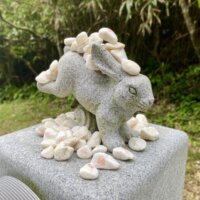 白兎神社のうさぎの石像