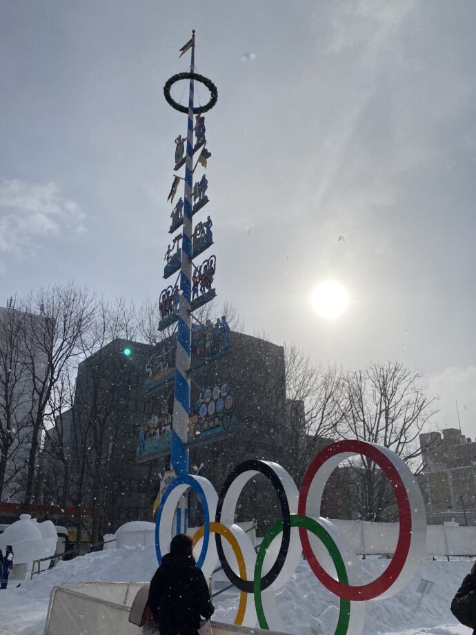 1972年札幌オリンピックから50年を記念された鉄塔